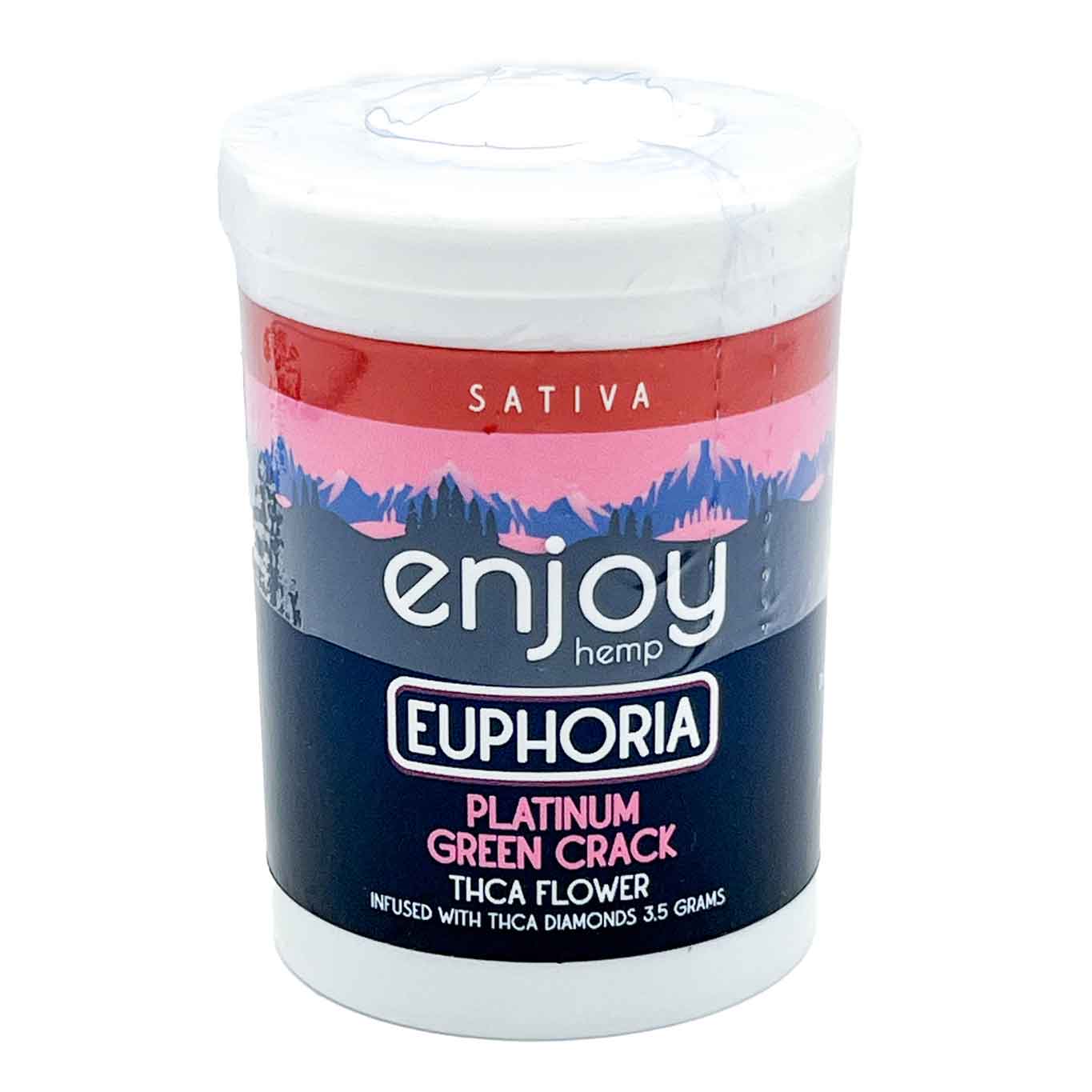 Enjoy - THC-A Flower - Infused with THCA Diamonds - Platinum Green