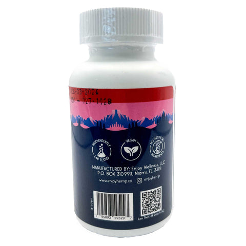 Enjoy - Delta 9 Gummies - "Euphoria" Mixed Fruit - Live Rosin - Sativa - 300mg Total, 25 Count