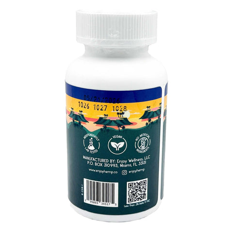 Enjoy - Delta 9 Gummies - "Chill" Mixed Fruit - Live Rosin - Indica - 300mg Total, 25 Count