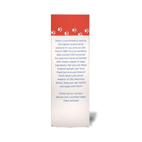 Fetch CBD Pet Oil Tincture - Full Spectrum Hemp Extract - 500mg 1oz