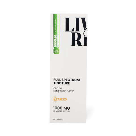Kind+Life Live Resin by CBD Remedies - Sativa Full Spectrum CBD Supplement Tincture - 1000mg - 2500mg.