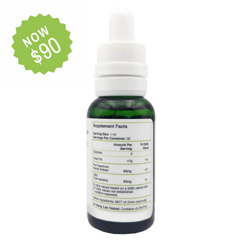 CBD Remedies - Locally Blended CBD Oil Tincture - Full Spectrum Hemp Extract - 1000mg 2500mg 1oz