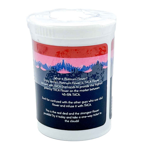 Enjoy - THC-A Flower - Infused with THCA Diamonds - Platinum Green Crack - "Euphoria" - Sativa - 3.5g