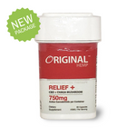 Relief CBD Capsules - Full-Spectrum Hemp Extract - 750mg 60ct