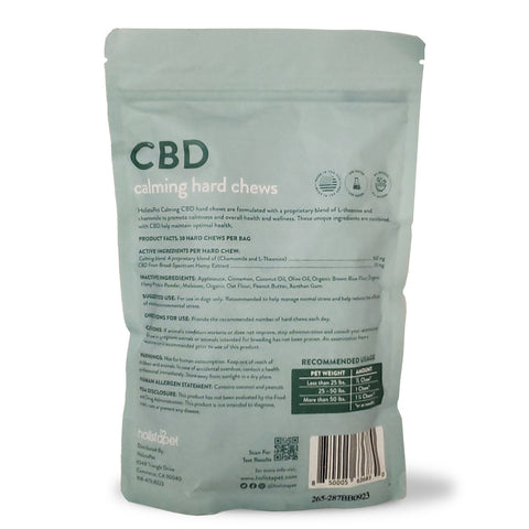 Pet Calming CBD Dog Treats - Full-Spectrum Hemp Extract - 300mg 30ct