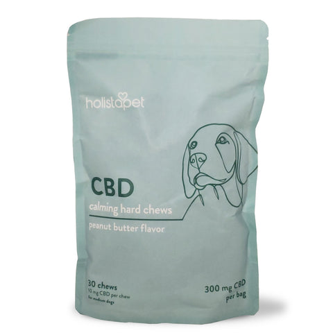 Pet Calming CBD Dog Treats - Full-Spectrum Hemp Extract - 300mg 30ct