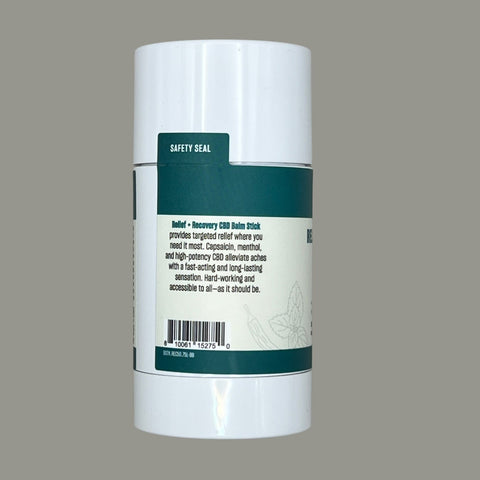 Lazarus Naturals Relief + Recovery CBD Balm Stick product details
