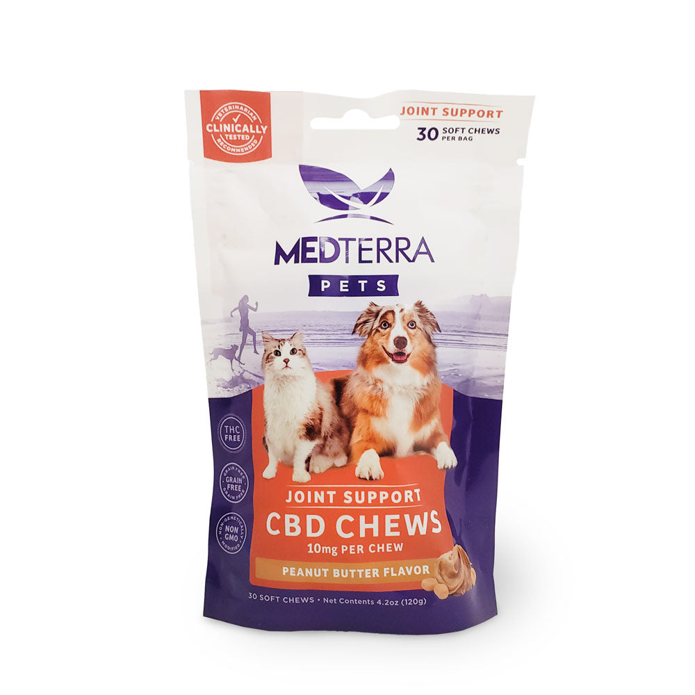 Pet Joint Support CBD Soft Chews - Isolate Hemp Extract - 300mg 30ct