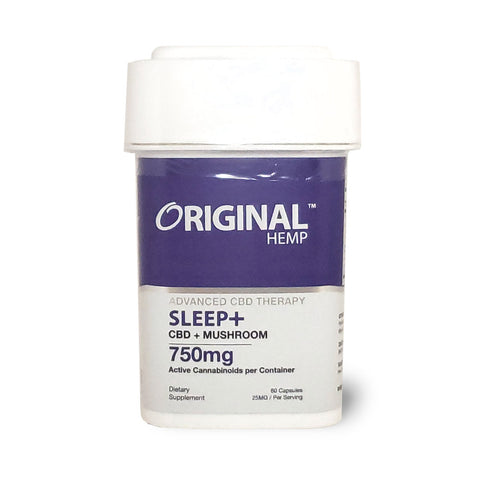 Sleep CBD Capsules - Full-Spectrum Hemp Extract - 750mg 60ct